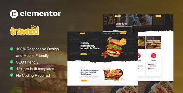 Travood – Food Truck & Street Food Elementor Pro Template Kit Travood – Food Truck & Street Food Elementor Pro Template Kit