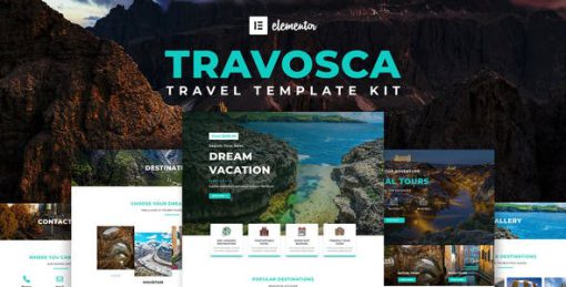 Travosca – Travel Elementor Template Kit