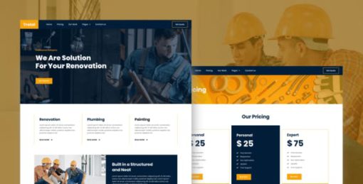 Trotol – Renovation Elementor Template Kit