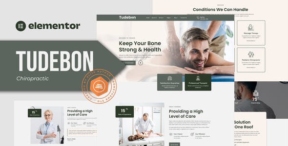 Tudebon – Chiropractic & Physiotherapy Elementor Template Kit Tudebon – Chiropractic & Physiotherapy Elementor Template Kit