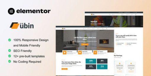Ubin – Flooring Service Elementor Template Kit