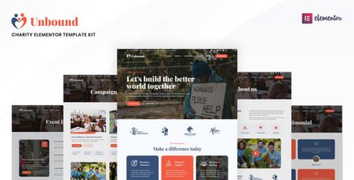 Unbound – Charity & Nonprofit Template Kit