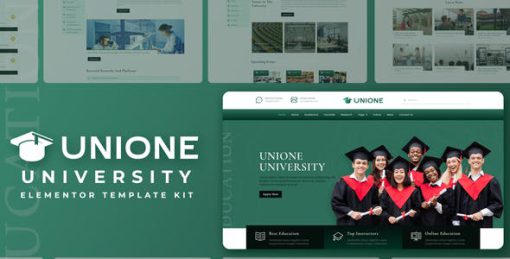Unione – University Elementor Template Kit