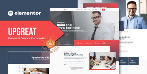 Upgreat – Business Service Corporate Elementor Template Kit