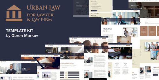 Urban Law – Lawyer & Law Firm Elementor Template Kit