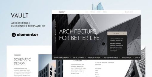 Vault – Architecture Interior Elementor Template Kit