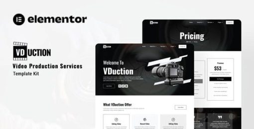 VDuction – Video Production Service Elementor Template Kit