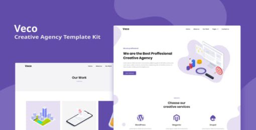 Veco – Creative Agency Elementor Template Kit