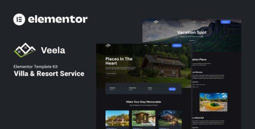 Veela – Vacation Rental & Resort Elementor Template Kit