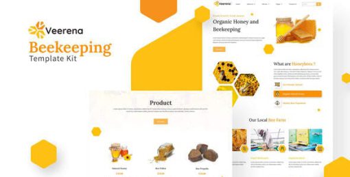 Veerena – Honey Bee Elementor Template Kit