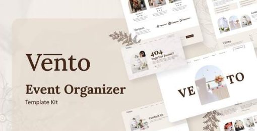 Vento – Event Organizer Elementor Template Kit
