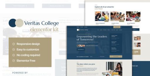 Veritas – University and School Elementor Template Kit