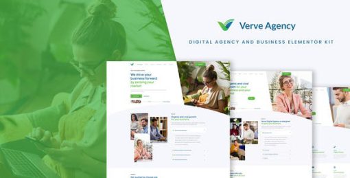 Verve – Creative & Business Elementor Pro Template Kit