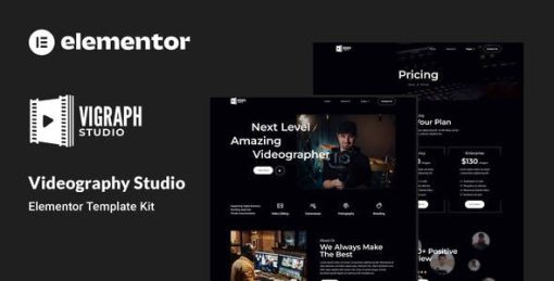 Vigraph – Videography Studio Elementor Template Kit