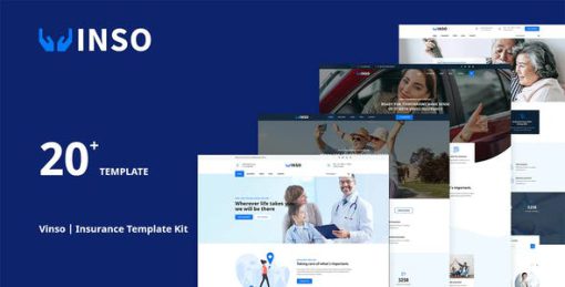 Vinso | Insurance Elementor Template Kit