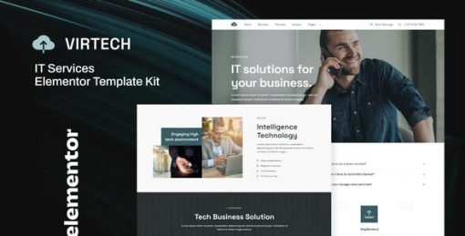 VirTech – IT Services Elementor Template Kit