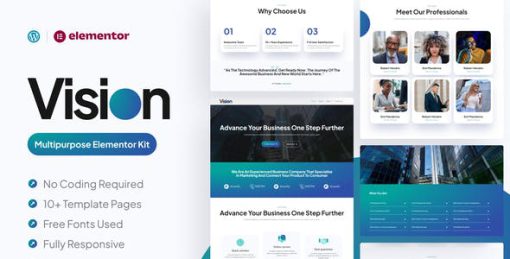 Vision – Multipurpose Elementor Pro Template Kit