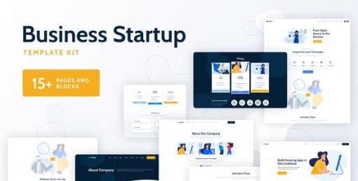 Vixus – Business Startup Elementor Template Kit