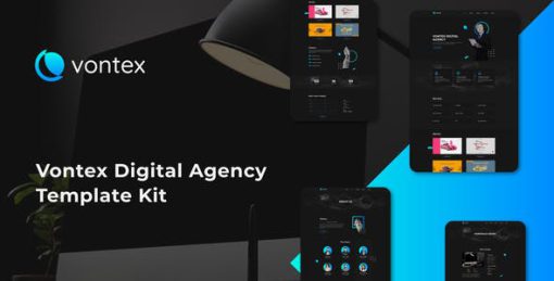 Vontex – Digital Agency Elementor Template Kit
