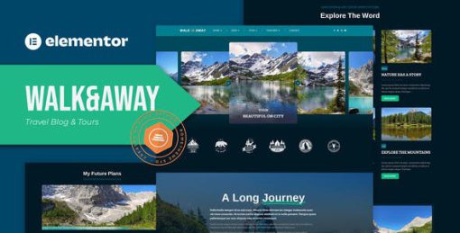 Walk&Away – Travel Blog & Tours Elementor Template Kit
