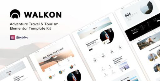 WalkOn – Adventure Travel & Tourism Elementor Template Kit
