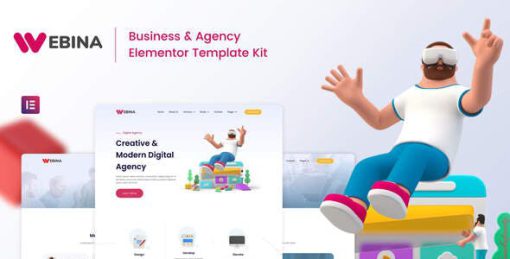 Webina – Business Agency & Startup Elementor Template Kit