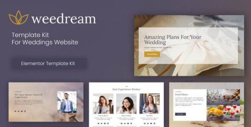 Weedream – Wedding Elementor Template Kit
