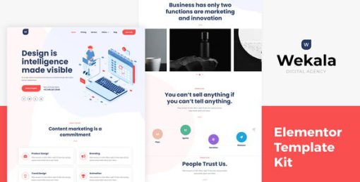 Wekala – Agency Elementor Template Kit