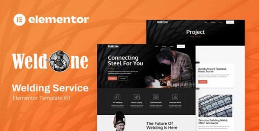 Weldone – Welding Service Elementor Template Kit