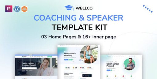 Wellco – Coaching & Speaker Elementor Template Kit