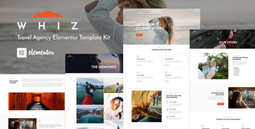 Whiz – Travel Agency Elementor Template Kit