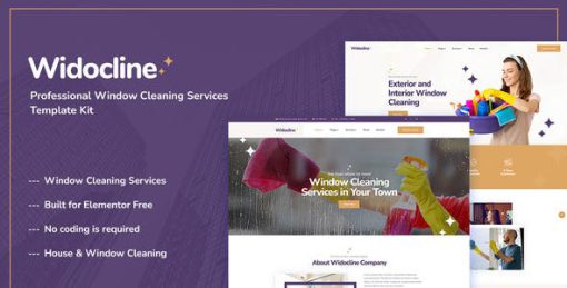 Widocline – Professional Window Cleaning Services Template Kit