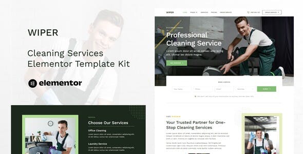 Wiper – Cleaning Services Elementor Template Kit Wiper – Cleaning Services Elementor Template Kit