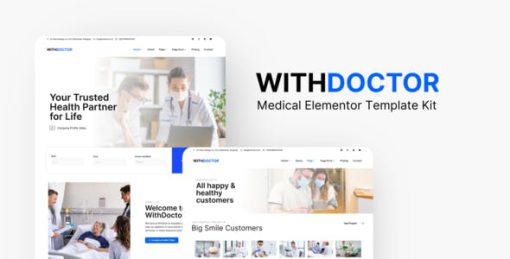 WithDoctor – Medical Elementor Template Kit
