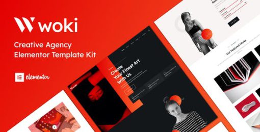 Woki – Creative Agency Elementor Template Kit