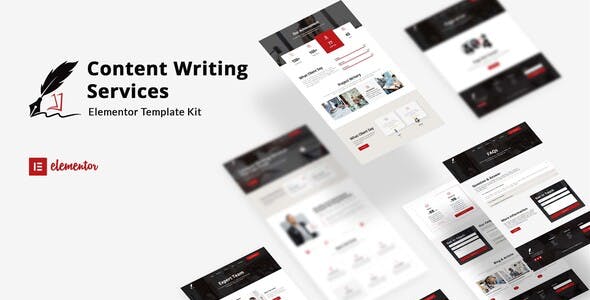 Writery – Content Writer Service Elementor Template Kit Writery – Content Writer Service Elementor Template Kit
