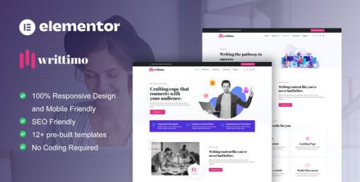 Writtimo – Content Writing Service Agency Elementor Kit