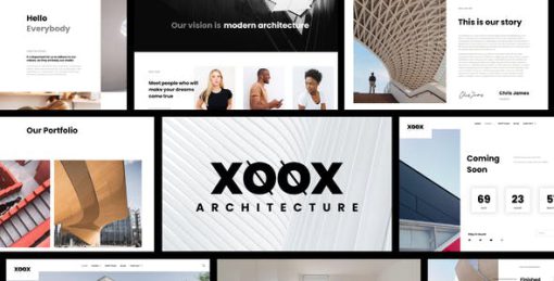 XOOX – Architecture Agency Elementor Template Kit