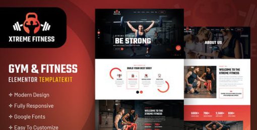 Xtreme Fitness | Elementor Template Kit
