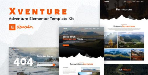 Xventure – Travel Elementor Template Kit