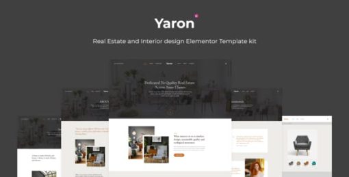 Yaron – Real Estate & Interior Design Elementor Template kit
