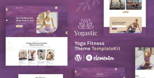 Yogastic | Yoga & Fitness Elementor Template Kit