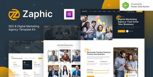 Zaphic – SEO & Digital Marketing Agency Elementor Template Kit Zaphic – SEO & Digital Marketing Agency Elementor Template Kit
