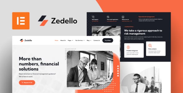 Zedello – Consultant & Finance Business Elementor Template Kit Zedello – Consultant & Finance Business Elementor Template Kit