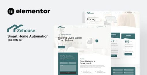 Zehouse – Smarthome Automation Elementor Template Kit