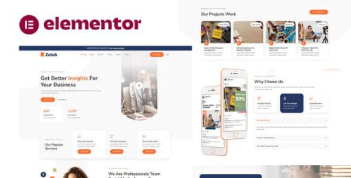 Zeleb – Social Media Marketing & Digital Advertising Elementor Template Kit