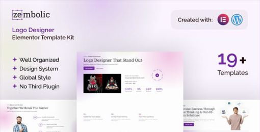 Zembolic – Brand Design Agency Elementor Template Kit