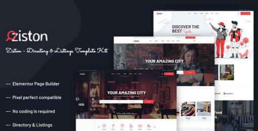 Ziston – Directory & Listings Elementor Template Kit
