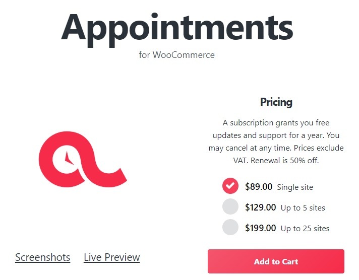 WooCommerce Appointments WooCommerce Appointments