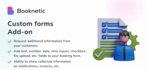 Custom forms for Booknetic